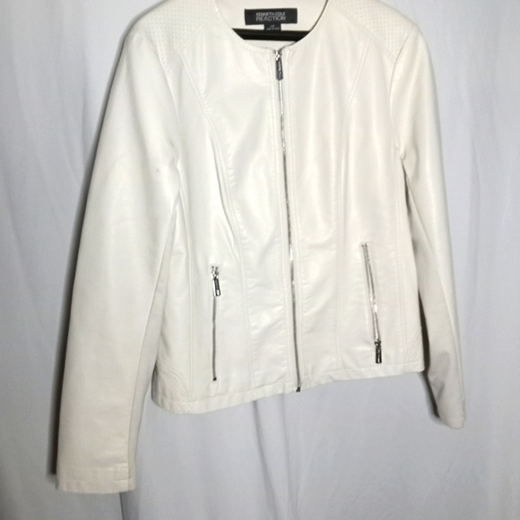 Kenneth Cole Reaction leather jacket - Picture 1 of 4